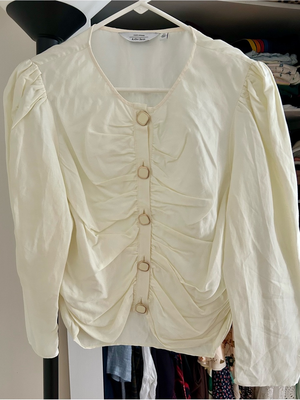 & Other Stories Cream Top